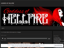 Tablet Screenshot of goddessofhellfire.com